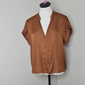 Chic Brown Women's Blouse